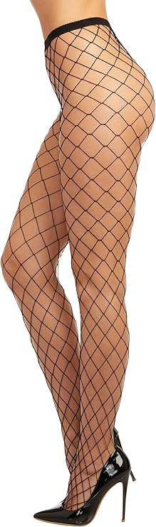 Dreamgirl fishnet stockings black