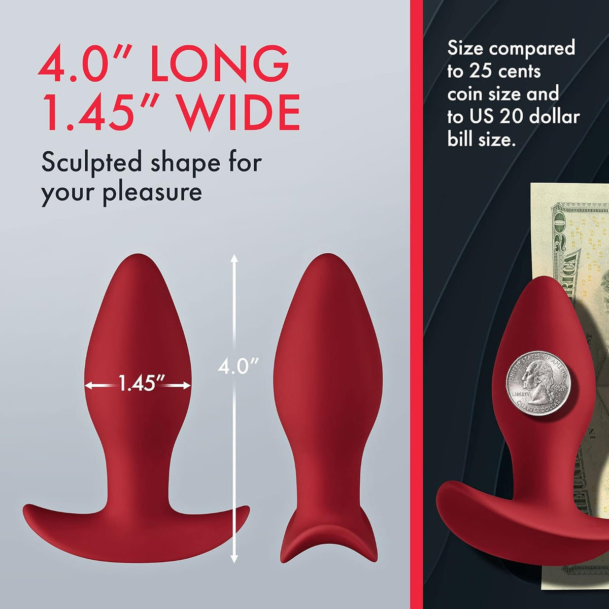 Forto F-36 Silicone T Plug - Premium Body-Safe Design