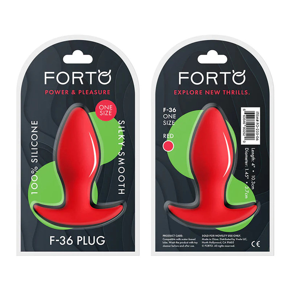 Forto F-36 Silicone T Plug - Premium Body-Safe Design