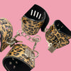 Animal Leopard Print Wrist Restraints Handcuffs