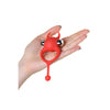 Vibrating Devil Cock Ring with Ball Tickler