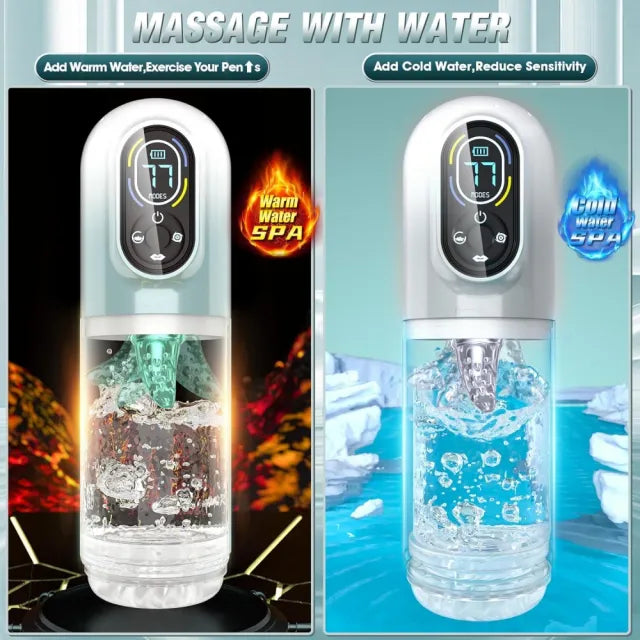 Multi Force Automatic Male Masturbator – 5-in-1 Tongue, Thrust, Rotate, Vibrate & Suction