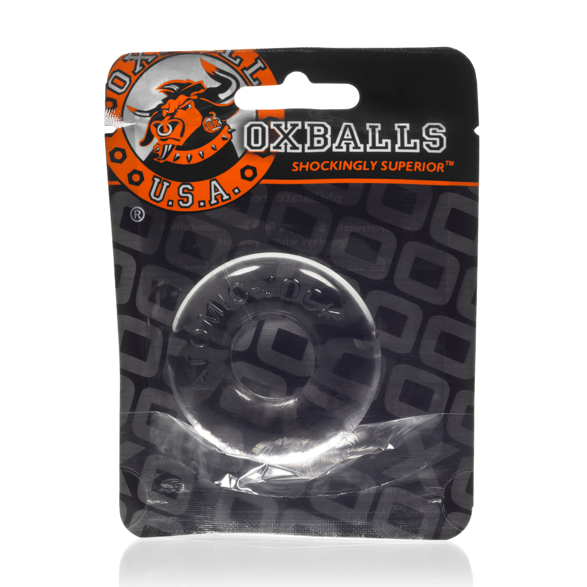 OXBALLS DO-NUT-2 Jelly Cock Ring Clear