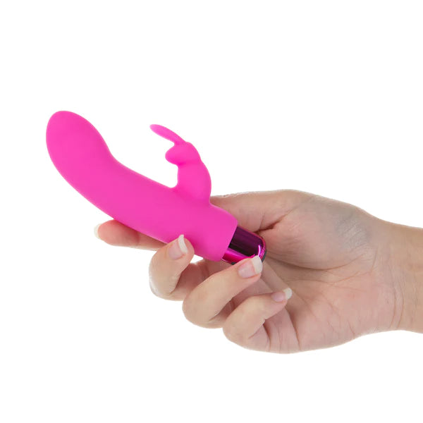 Bms Factory ALICE'S BUNNY Mini Rabbit Vibrator with Removable Rabbit Sleeve Pink