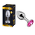 MINI METAL BUTT PLUG ANAL PLEASURE PINK L