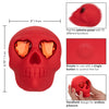 Naughty Bits BONE HEAD Handheld Body Wand Massager Red Skull Mini Vibrator