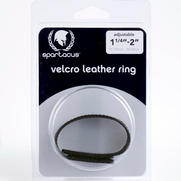Sewn Leather C Ring - Velcro