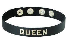 Wordband Collar - QUEEN