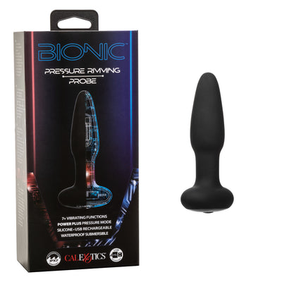 Bionic PRESSURE RIMMING PROBE Rechargable Vibrating Butt Plug with Power Plus Pressure Mode