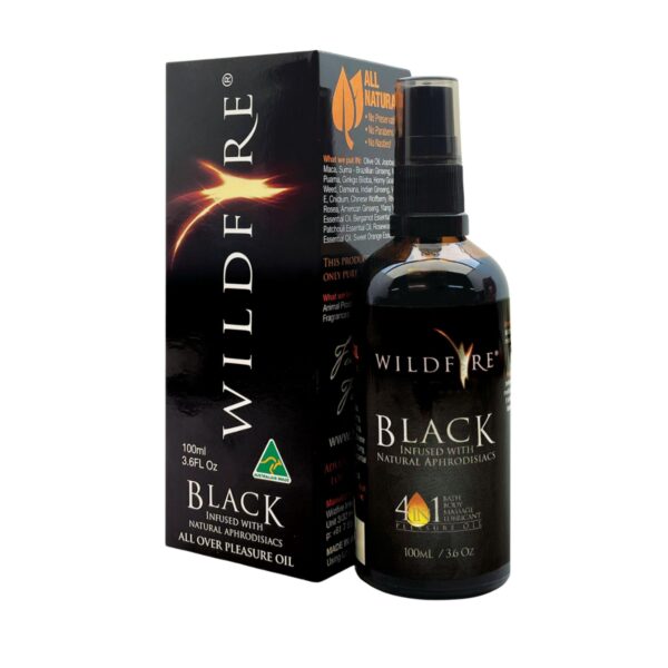 Wildfire BLACK Aphrodisiac Infused Oil 100ml