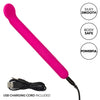 Bliss Liquid Silicone CLITORIFFIC Pink Flexible and Flat Tip Vibrator