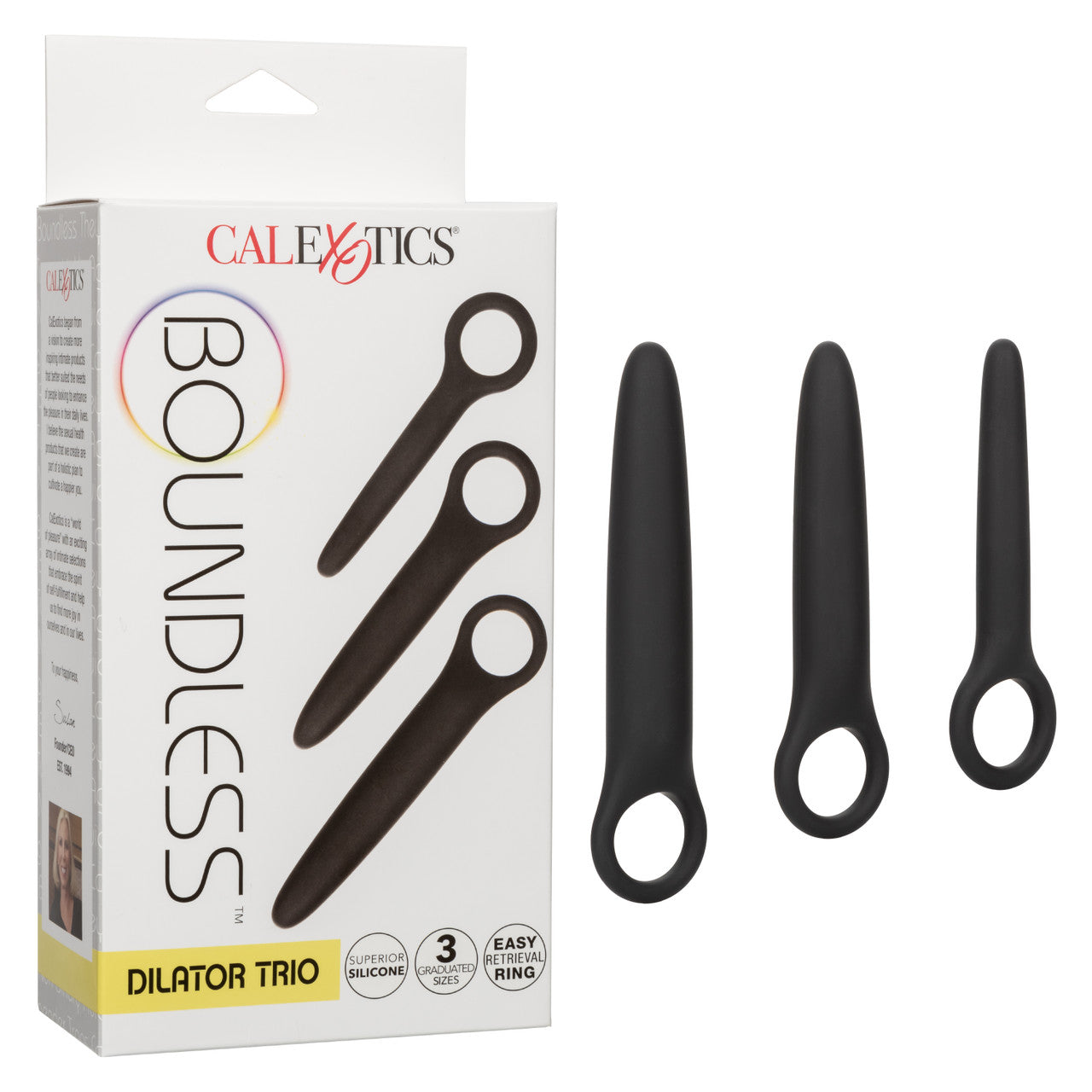 Boundless DILATOR TRIO 3 Graduated Sizes with Easy Finger Loop Retrieval Ring