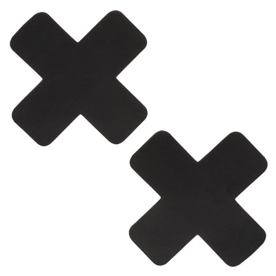 Boundless NIPPLE PASTIES 2 Pack Black X Shape