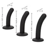 Boundless SILICONE CURVE PEGGING KIT includes Strap-On-Harness + 3 Curved Probe Dildos + 3 Rings