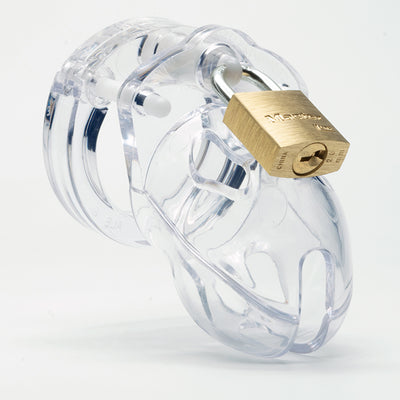 CB Mr Stubb Clear Male Chastity Cock Cage  Kit