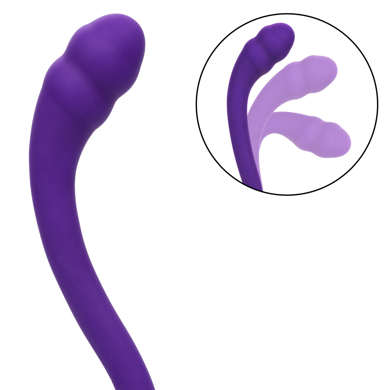 Pretty Little Wands CHARMER Purple Flexible Double Ended Vibrating Body Wand Dildo
