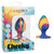 CaleXOtics CHEEKY MEDIUM SWIRL TIE-DYE BUTT PLUG with Suction Cup Multi Coloured