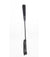 Love in Leather Split Tip Slapper Tab Leather Crop 22 inch Black with Wrist Strap