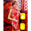 Crimson Passion Qipao Dress