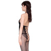 Body Stockings with Knitted Pattern