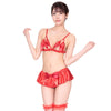 Gift of Passion set with Ribbon Bra and Skirt Integrated Shorts