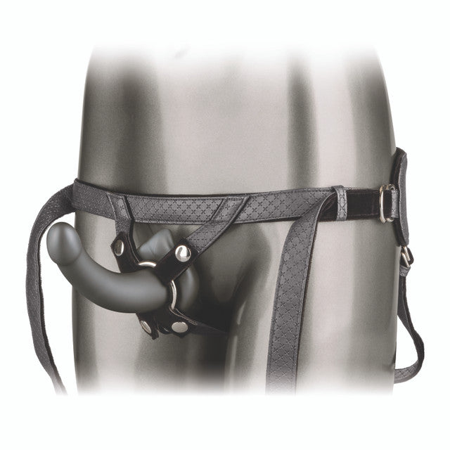 CalEXotics HER ROYAL HARNESS THE ROYAL ULTRA-SOFT Vegan Leather Crotchless Strap-on Harness Set