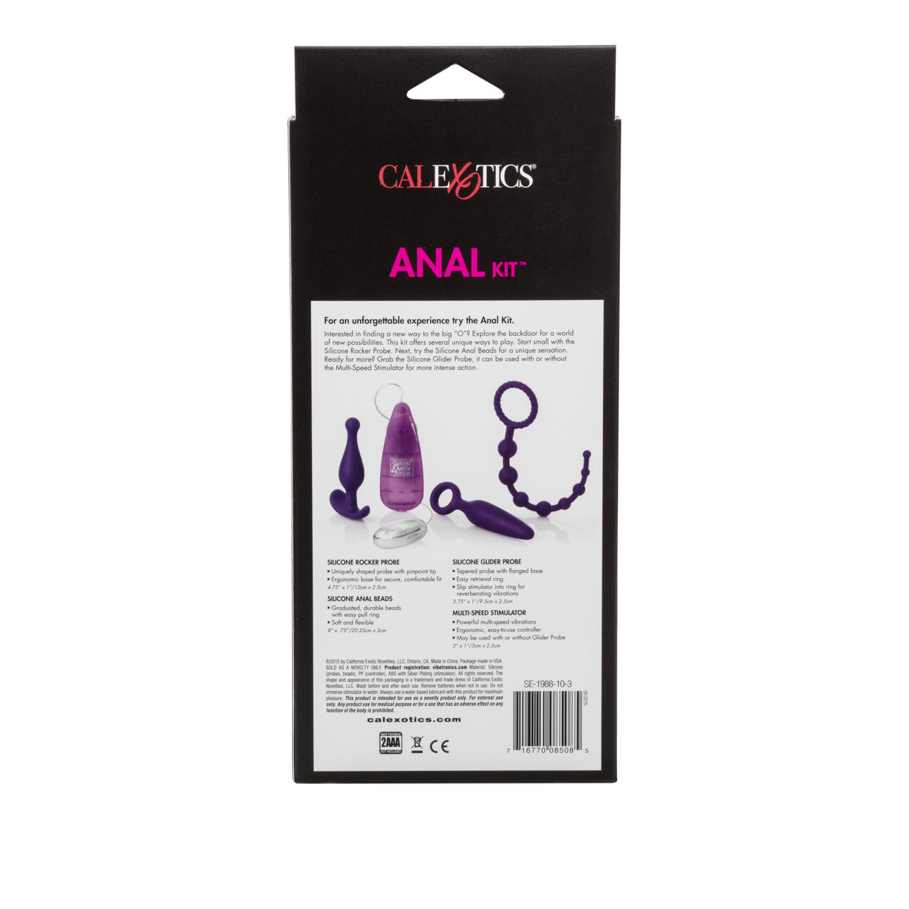 CalExotics Her Anal 4 Piece Butt Plug Training Kit for Beginners