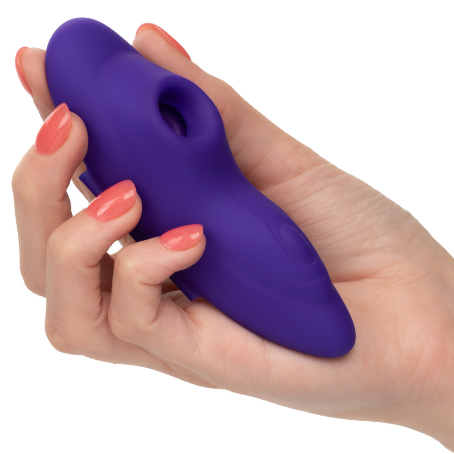 CalExotics Lock N Play SUCTION PANTY TEASER Silicone Vibrator with Remote Control