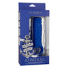 CaleXOtics ADMIRAL LIQUID SILICONE BEADED EXTENSION Blue Open Head Penis Extender