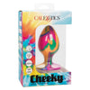 CaleXOtics CHEEKY LARGE TIE-DYE BUTT PLUG with Suction Cup Multi Coloured