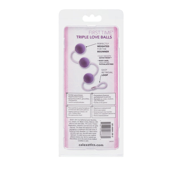 CaleXOtics FIRST TIME TRIPLE LOVE BALLS