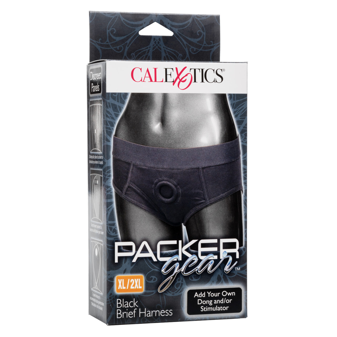 CaleXOtics Packer Gear BRIEF HARNESS XL/2XL Black