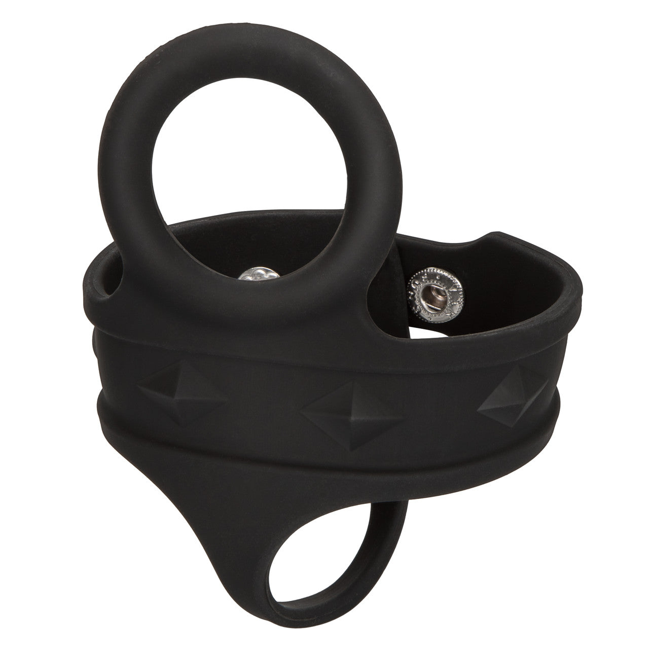 CaleXOtics SILICONE TRI-SNAP BALL SPREADER Black