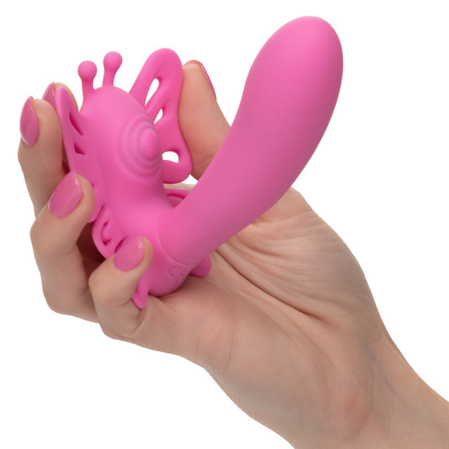 CaleXOtics VENUS BUTTERFLY SILICONE REMOTE CONTROLLED PULSATING VENUS G Pink G-spot Vibrator