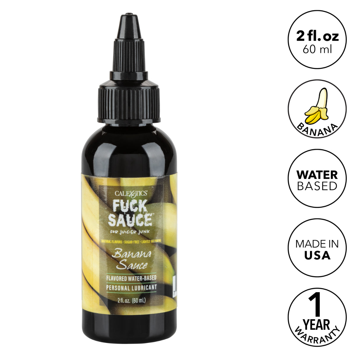 Calexotics – Fuck Sauce Banana Flavored Water Based Lube (60ml)