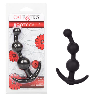 Calexotics BOOTY CALL Booty Beads Black Flexible Anal Beads