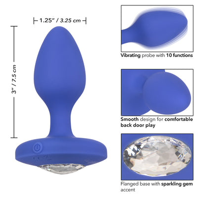 Calexotics CHEEKY GEMS Medium Rechargeable Vibrating Butt Plug