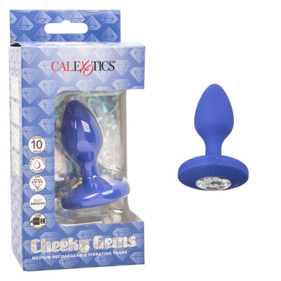 Calexotics CHEEKY GEMS Medium Rechargeable Vibrating Butt Plug