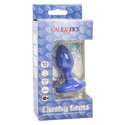Calexotics CHEEKY GEMS Medium Rechargeable Vibrating Butt Plug