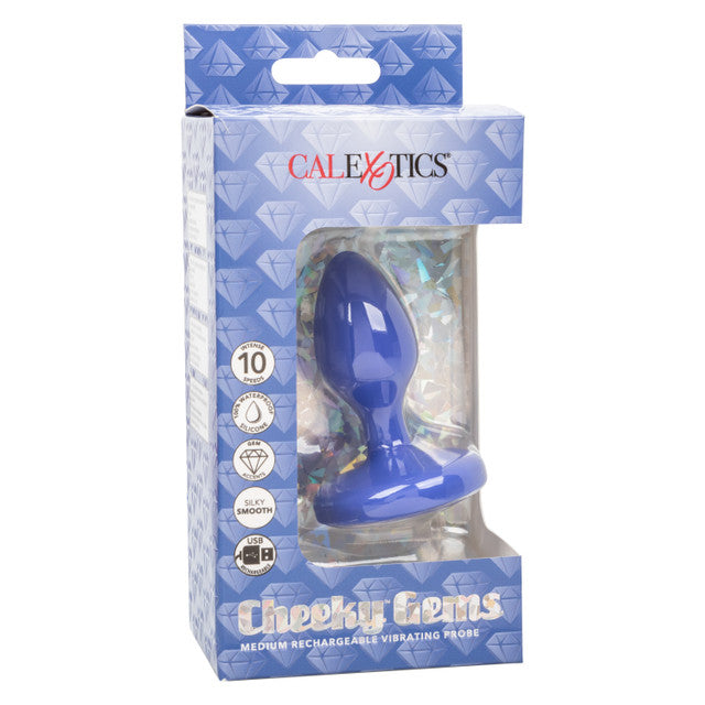 Calexotics CHEEKY GEMS Medium Rechargeable Vibrating Butt Plug