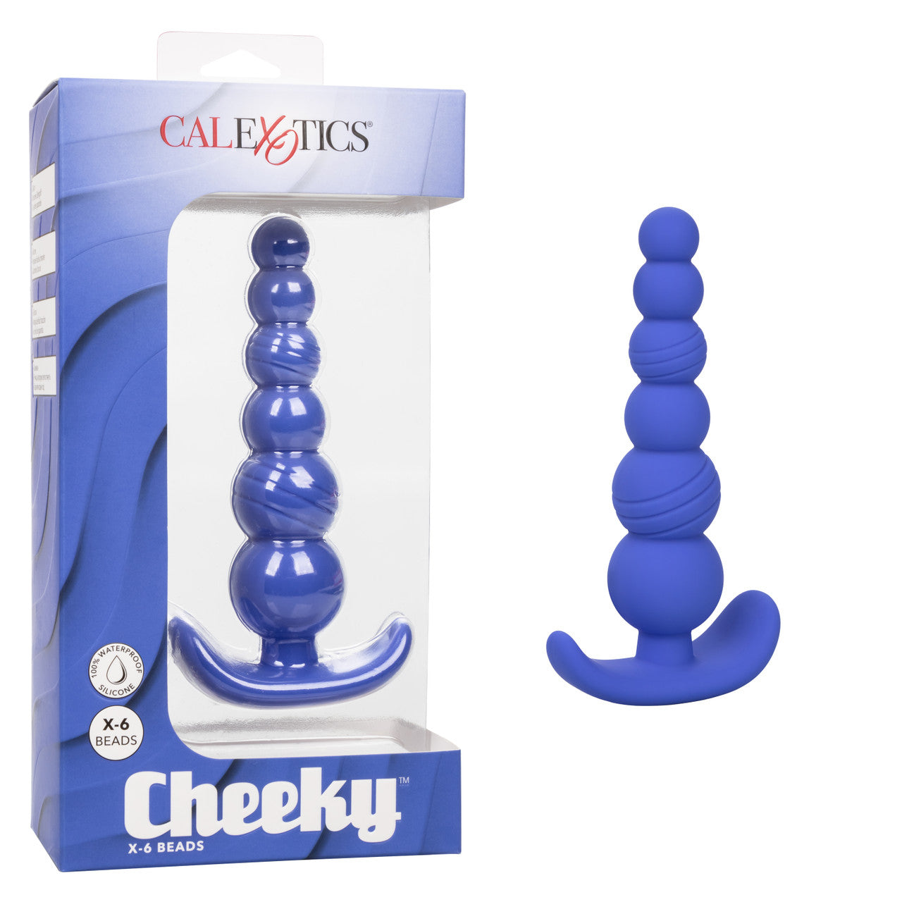 Calexotics CHEEKY X 6 Anal Beads Blue