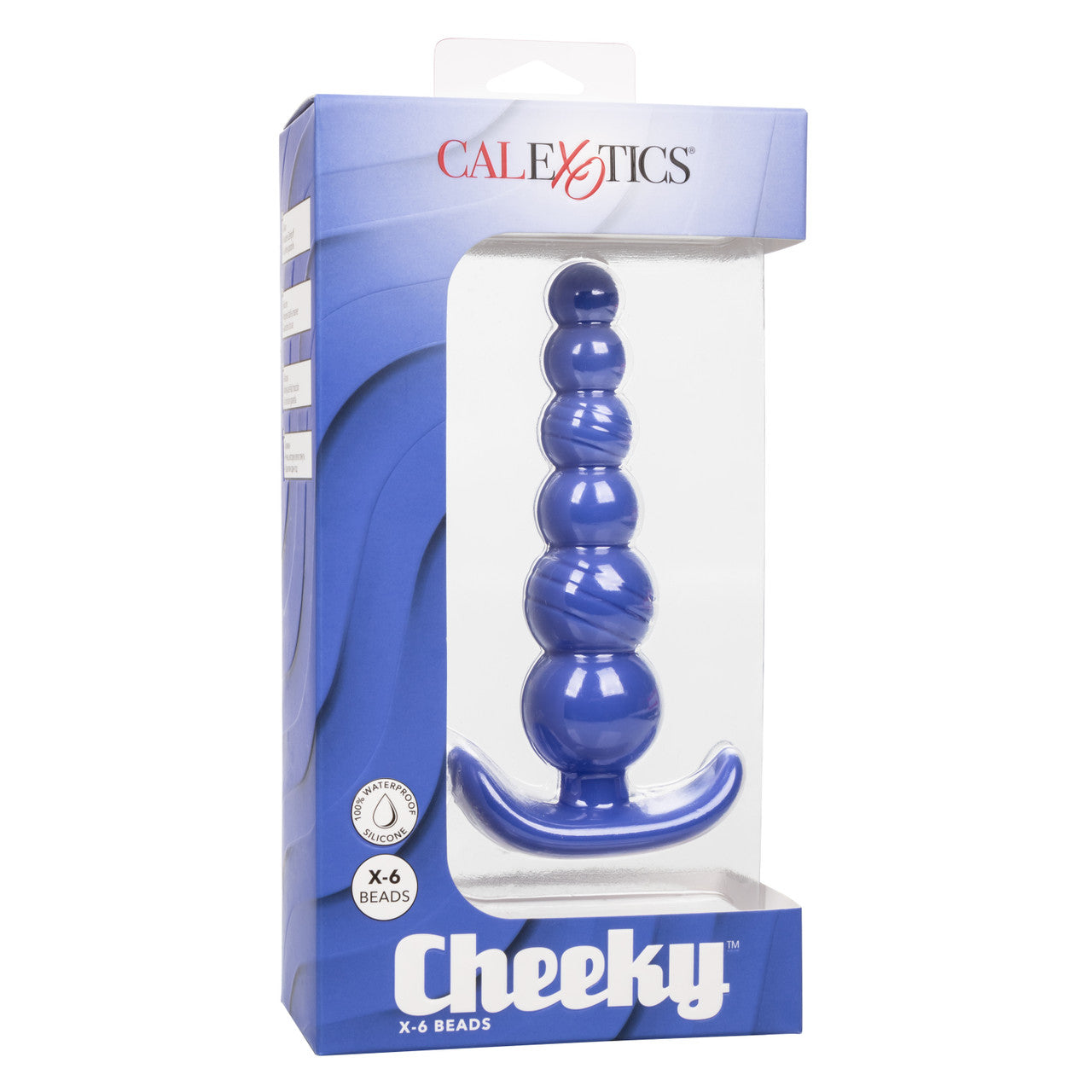 Calexotics CHEEKY X 6 Anal Beads Blue