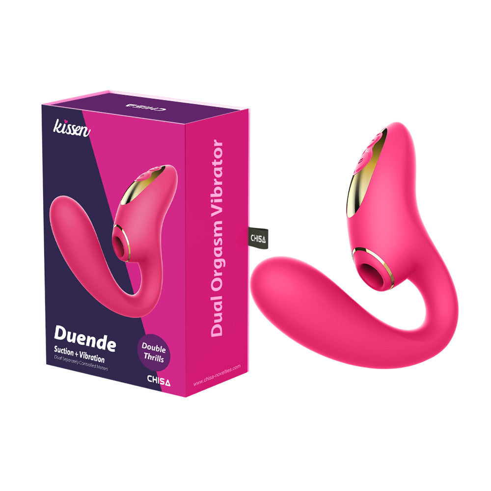 Chisa – Kissen “Duende” Suction & Vibration (Neon Pink)