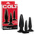 Colt ANAL TRAINER KIT with 3 Graduated Butt Plugs Black