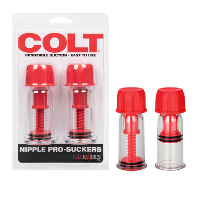 Colt NIPPLE PRO SUCKERS includes 2 Powerful Twist Suckers with Incredible Suction