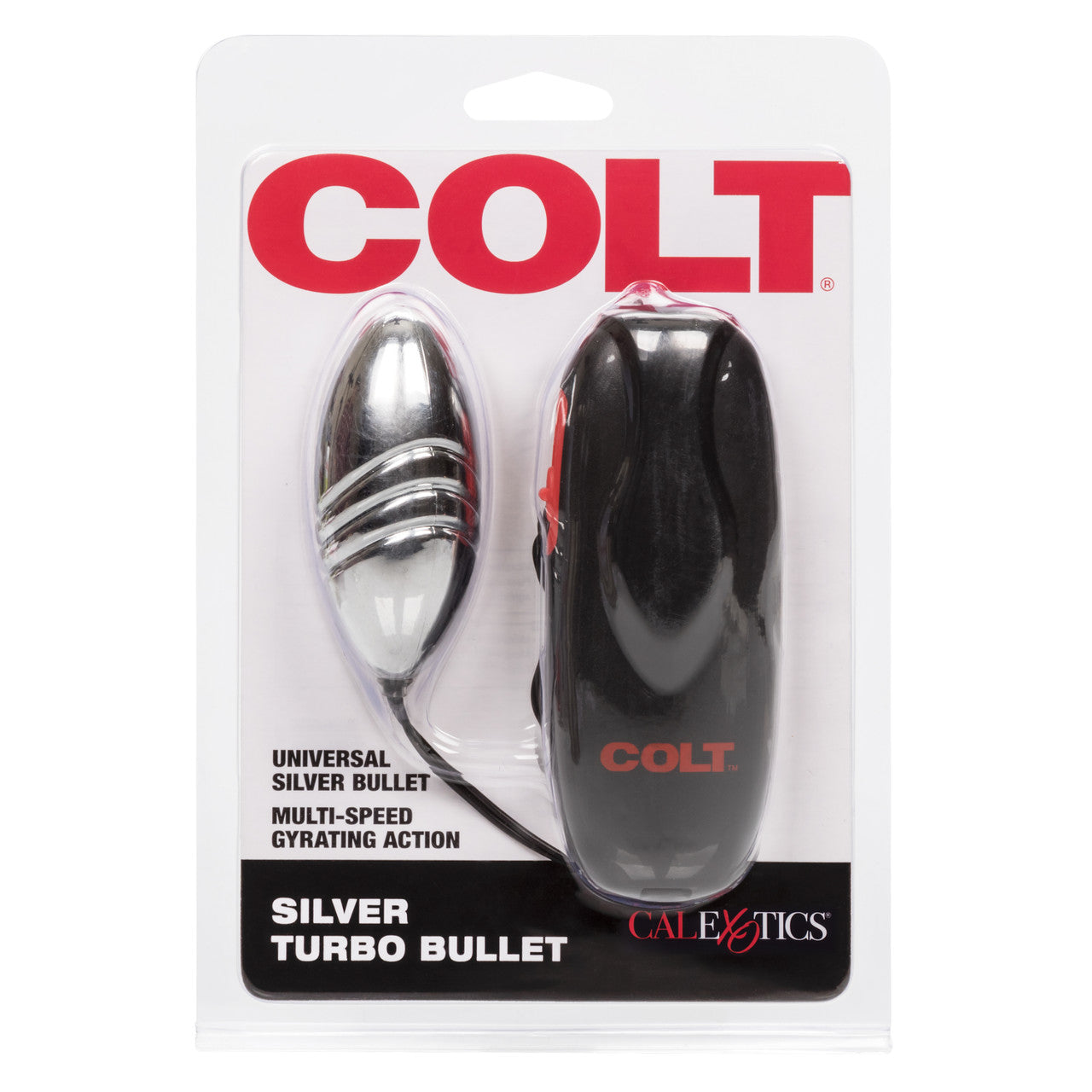 Colt SILVER TURBO BULLET Vibrator with Remote Control