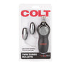 Colt TWIN TURBO BULLETS Silver Bullet Vibrators with Remote Control