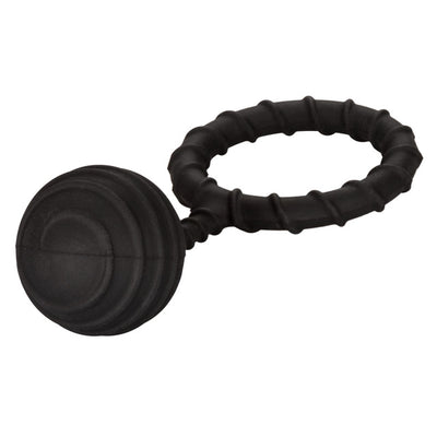 Colt WEIGHTED RING WITH WEIGHTED BALL XL Black Stretchy Cock Ring