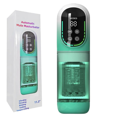 Automatic Male Masturbator Rechargeable - Vibrating & Suction Stroker