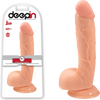 Deepin 9 inch Realistic Dong with Balls and Suction Cup Mount Base Flesh Dildo